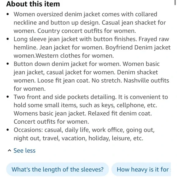 Denim Button-Up Shirt with Frayed Hem - Picture 10 of 12